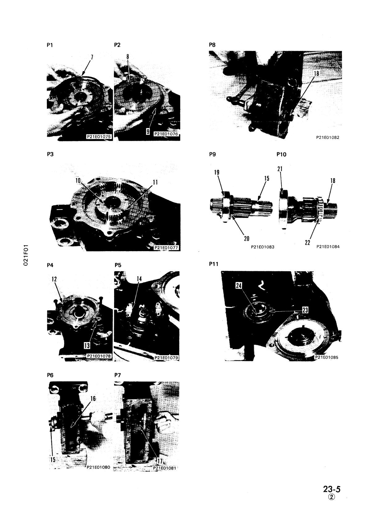 Komatsu PW20-1 PW30-1 Wheeled Excavator Service Repair Manual - Image 3