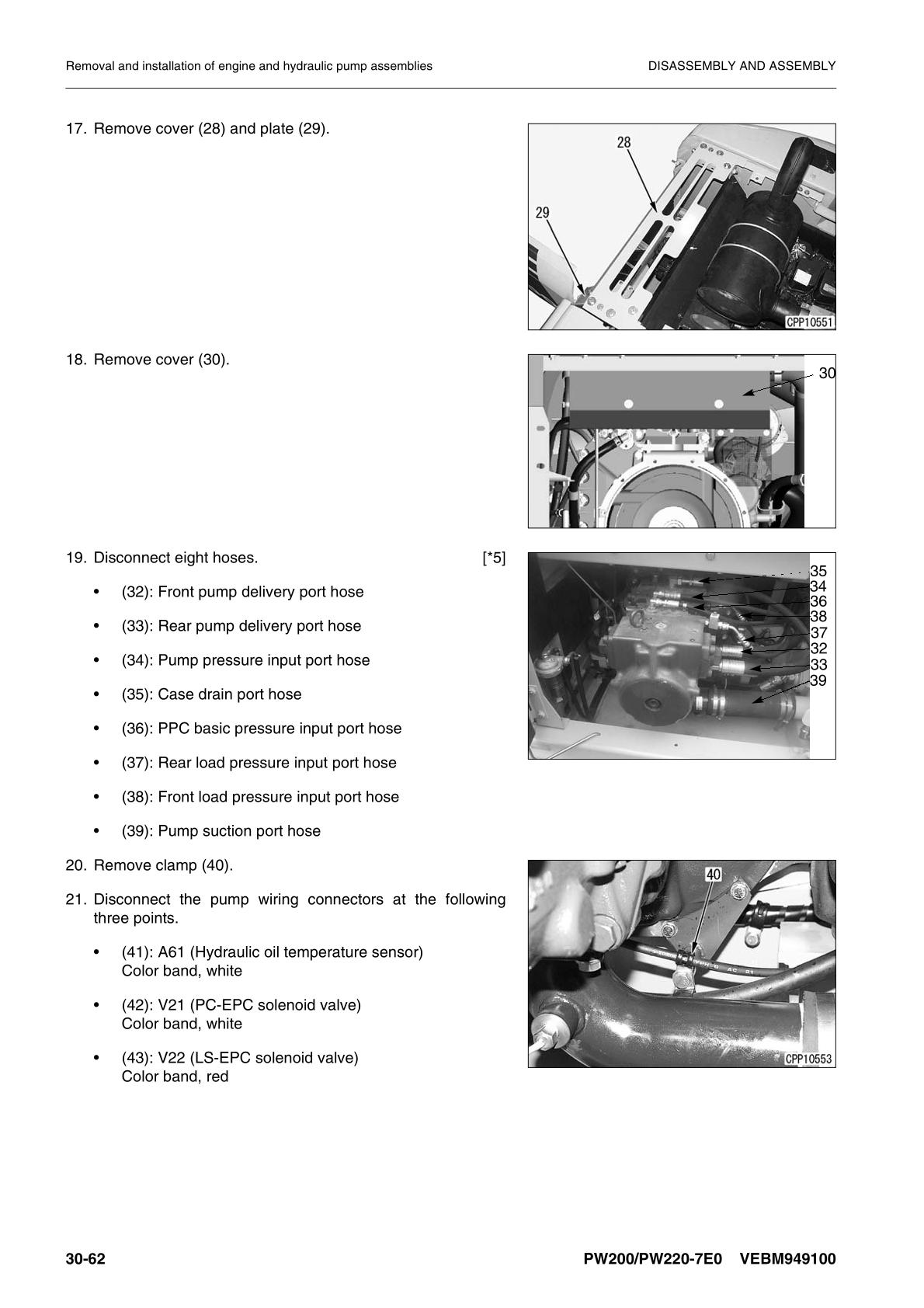 Komatsu PW200-7E0 PW220-7E0 Hydraulic Excavator Service Repair Manual - Image 2