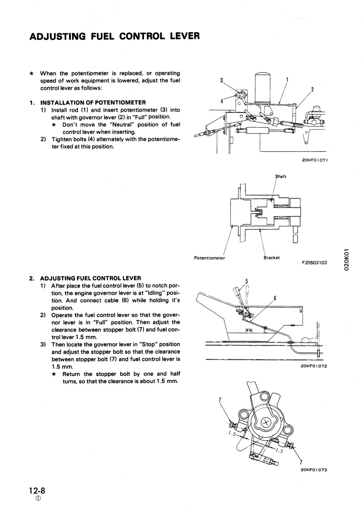 Komatsu PW210-1 Hydraulic Excavator Service Repair Manual - Image 2