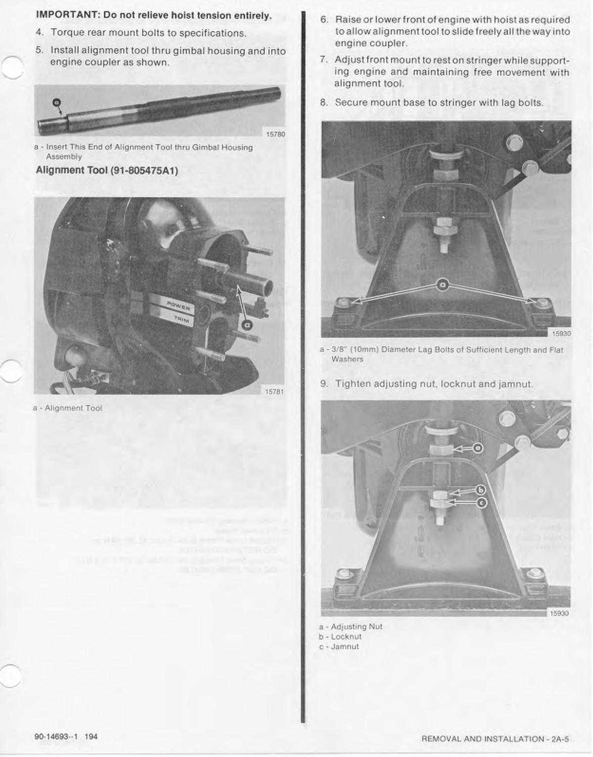 Mercury Mercruiser Marine Engines #10 GM 4 Cylinder Service Repair Manual - Image 2