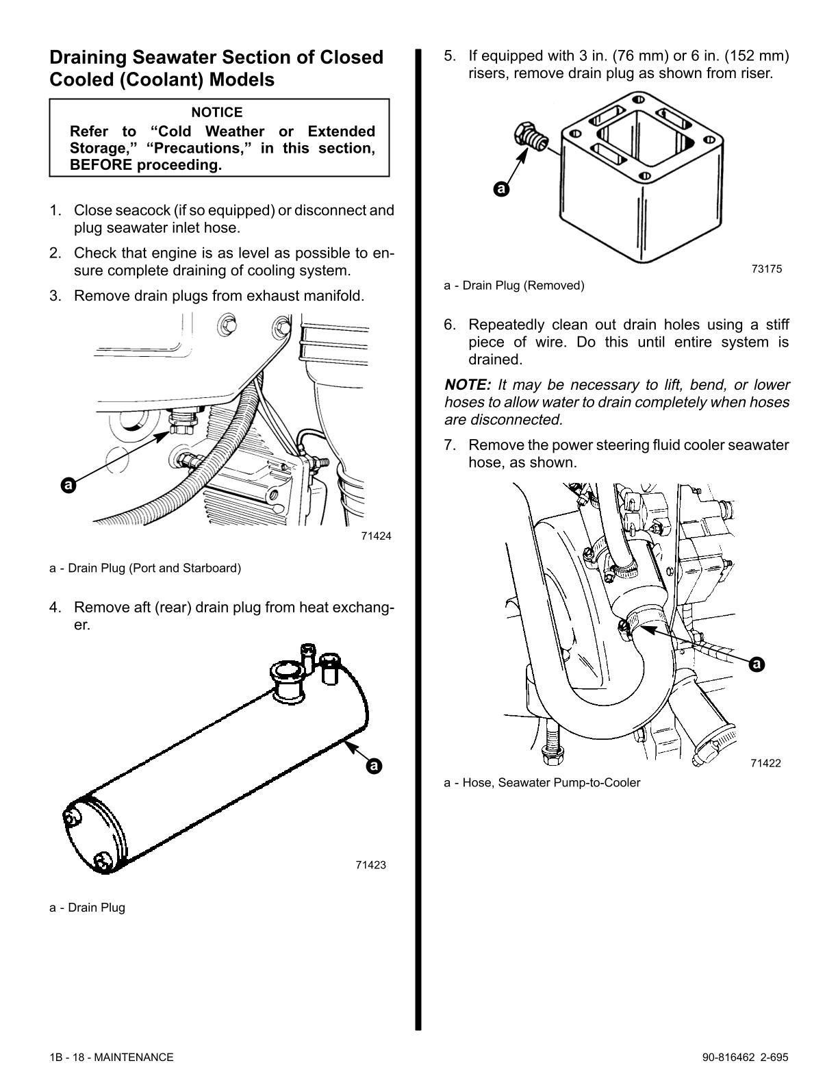 Mercruiser Marine Engines #13 GM 4 Cylinder Service Repair Manual - Image 2