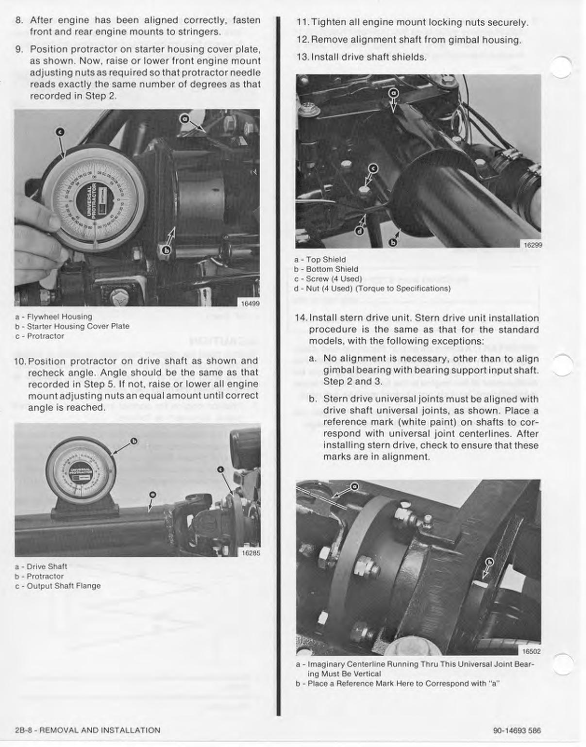 Mercury Mercruiser Marine Engines #10 GM 4 Cylinder Service Repair Manual - Image 3