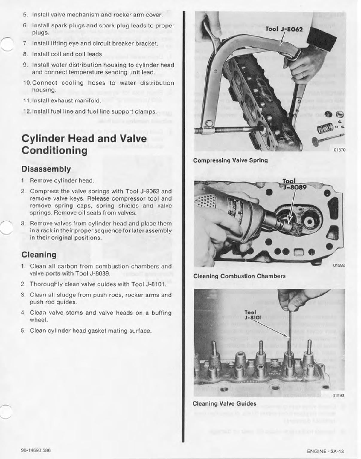 Mercury Mercruiser Marine Engines #10 GM 4 Cylinder Service Repair Manual - Image 4