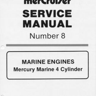 Mercury Mercruiser Marine Engines Mercury Marine 4 Cylinder Service Repair Manual