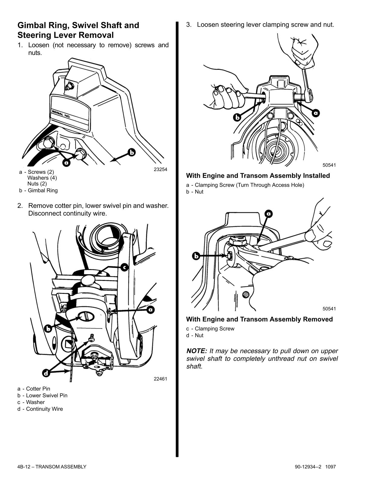 Mercury Mercruiser Sterndrive Units R•MR•Alpha One•Alpha One SS Service Repair Manual - Image 4