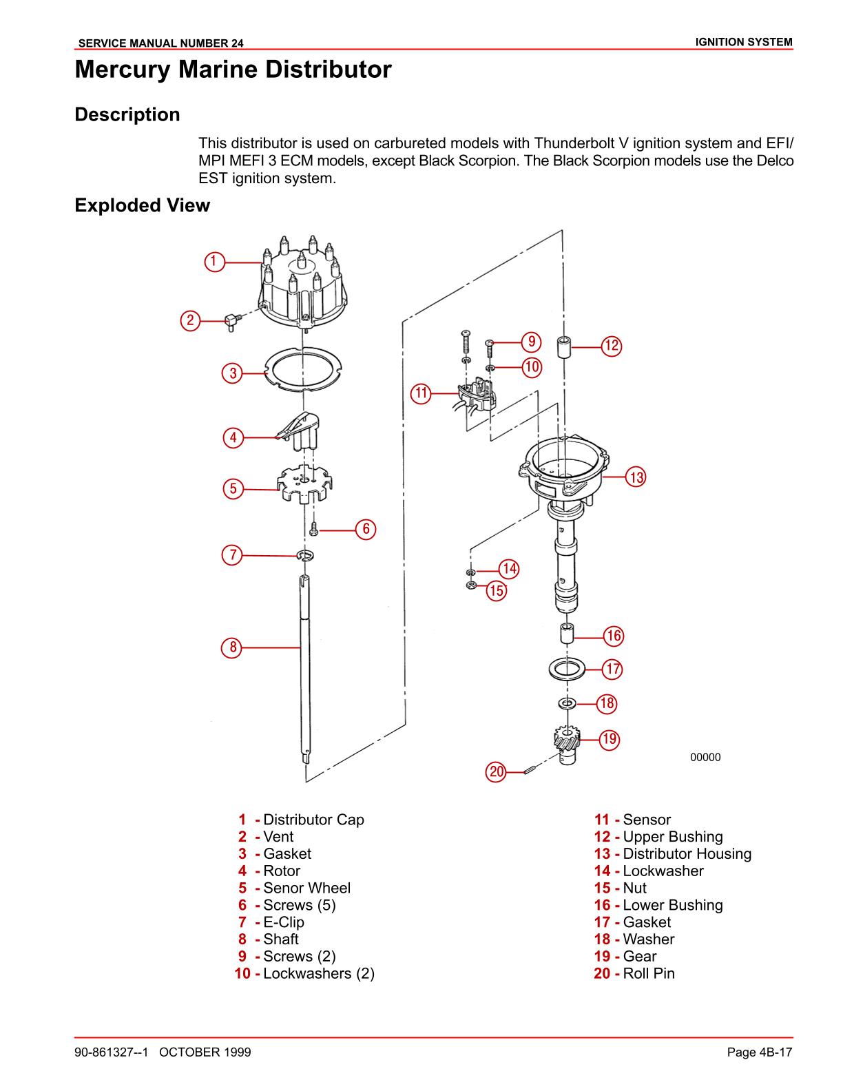 Mercury Mercruiser Marine Engines #24 GM V-8 305 CID (5.0L) / 350 CID (5.7L) Service Repair Manual - Image 2
