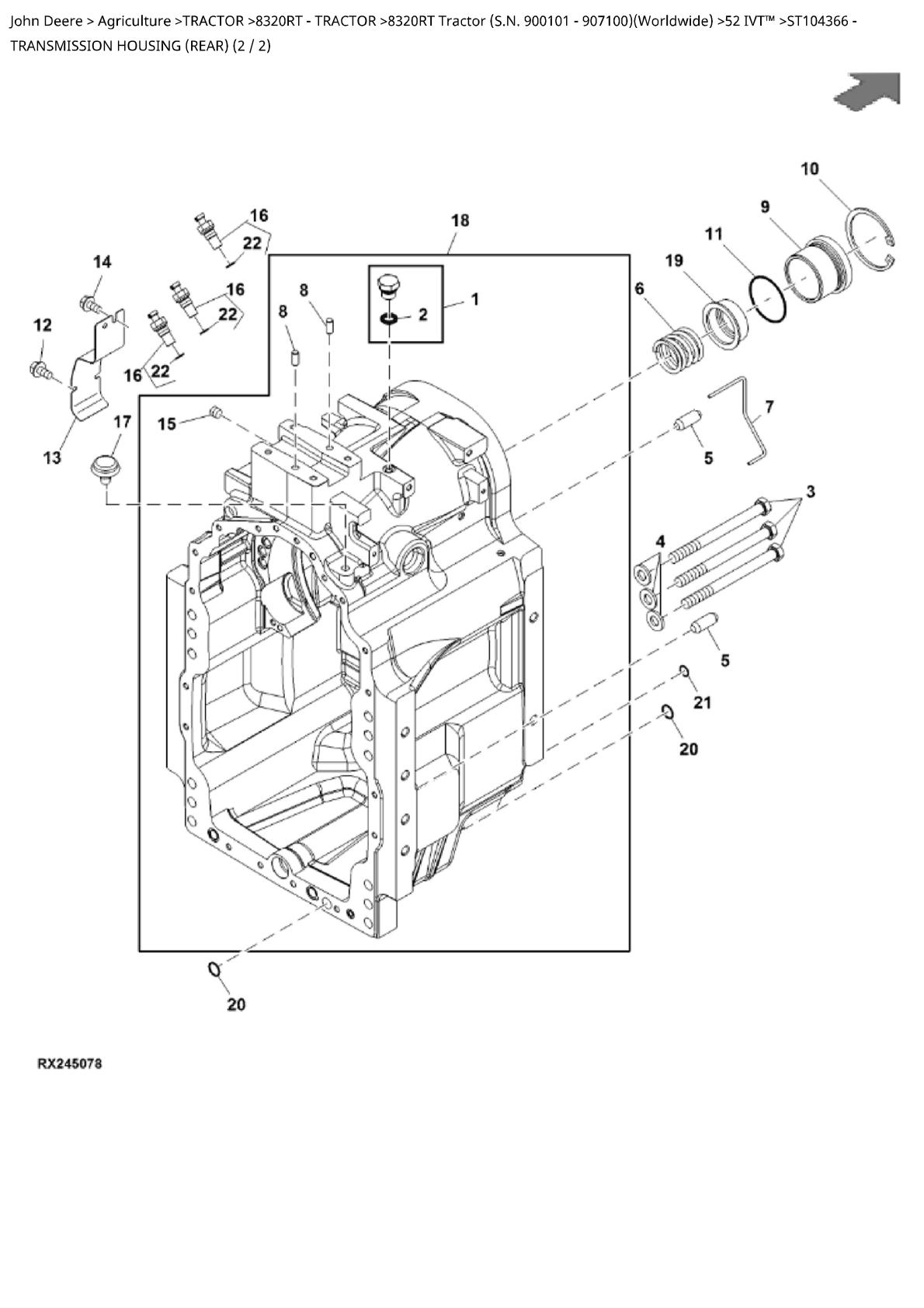 John Deere 8320RT Tractor Parts Catalogue manual - Image 4