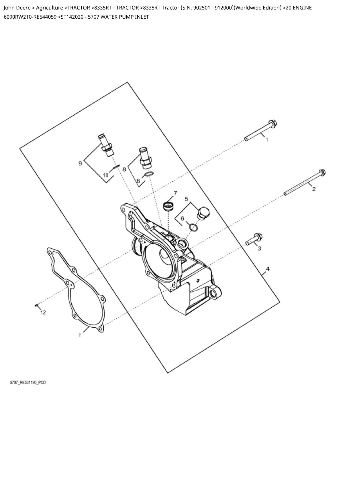 John Deere 8335RT Tractor Parts Catalogue manual - Image 4