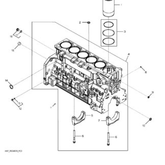John Deere 9560RT Tractor Parts Catalogue manual
