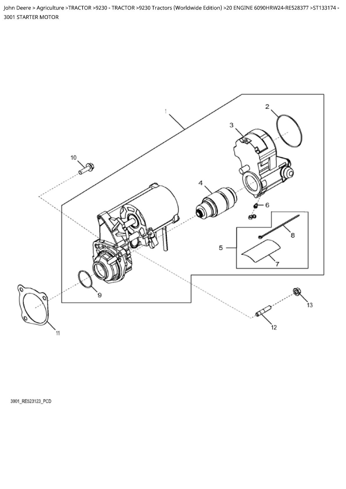 John Deere 9230 Tractor Parts Catalogue manual - Image 3