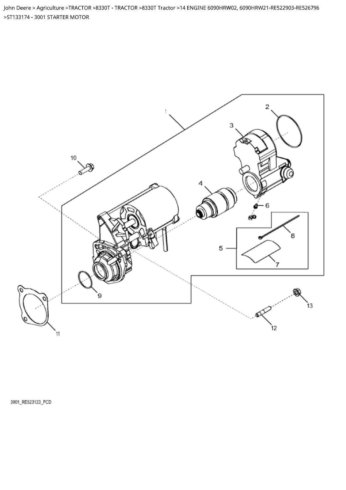 John Deere 8330T Tractor Parts Catalogue manual - Image 3