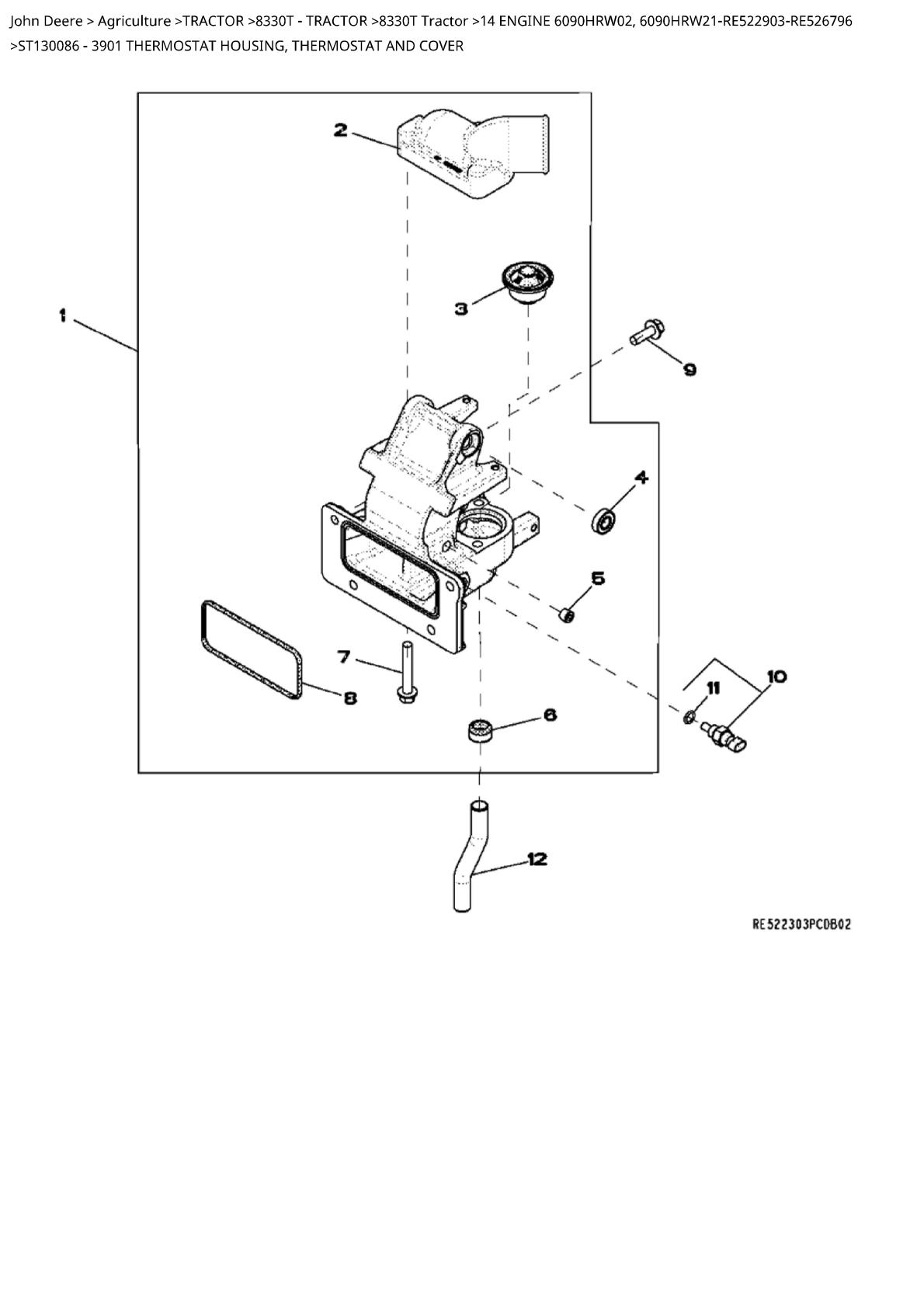 John Deere 8330T Tractor Parts Catalogue manual - Image 4