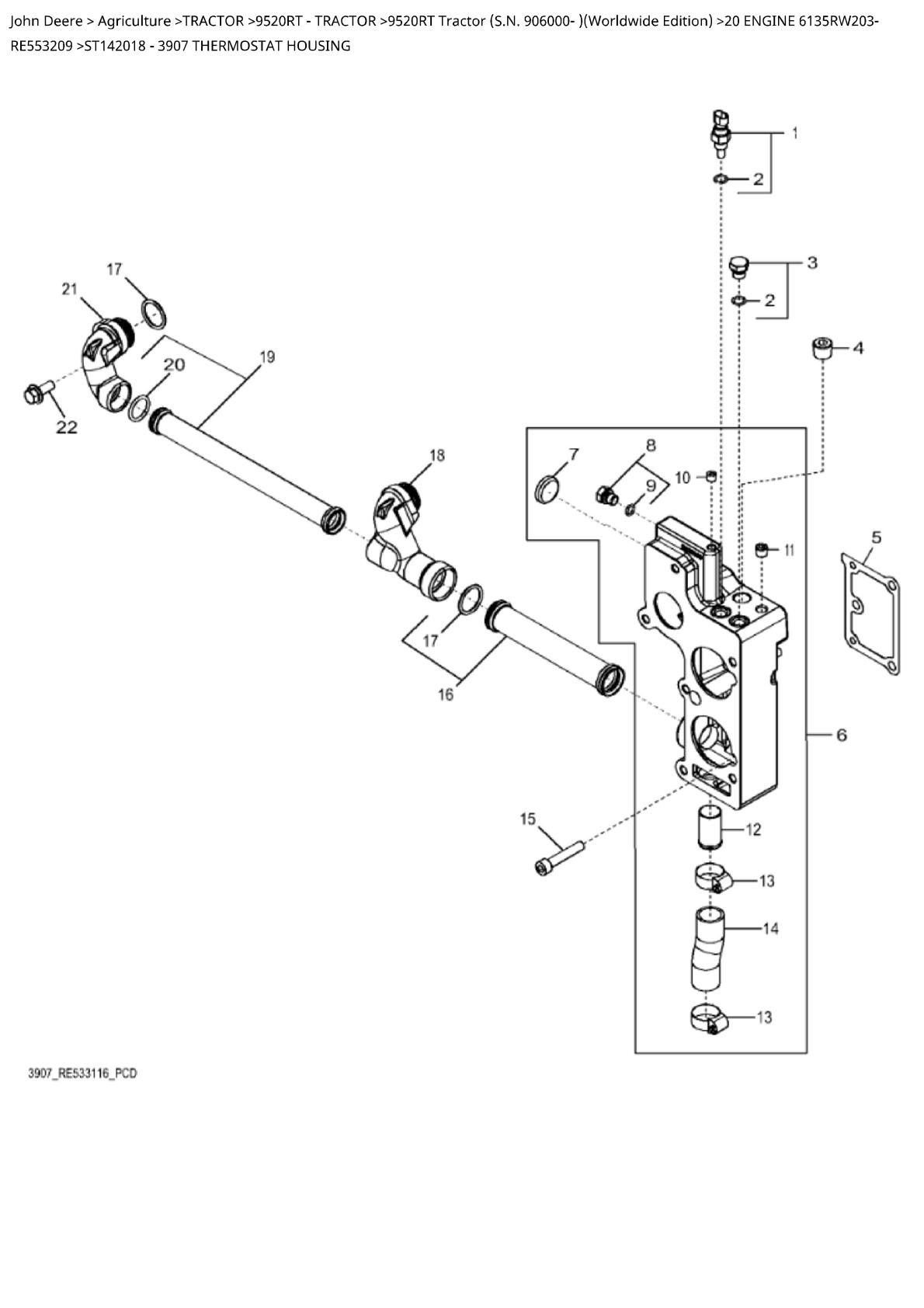 John Deere 9520RT Tractor Parts Catalogue manual - Image 4
