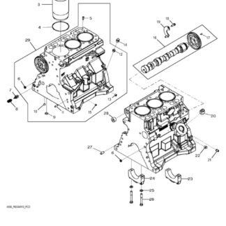John Deere 5039D Tractor Parts Catalogue manual