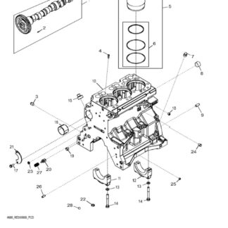 John Deere 5039D Tractor Parts Catalogue manual