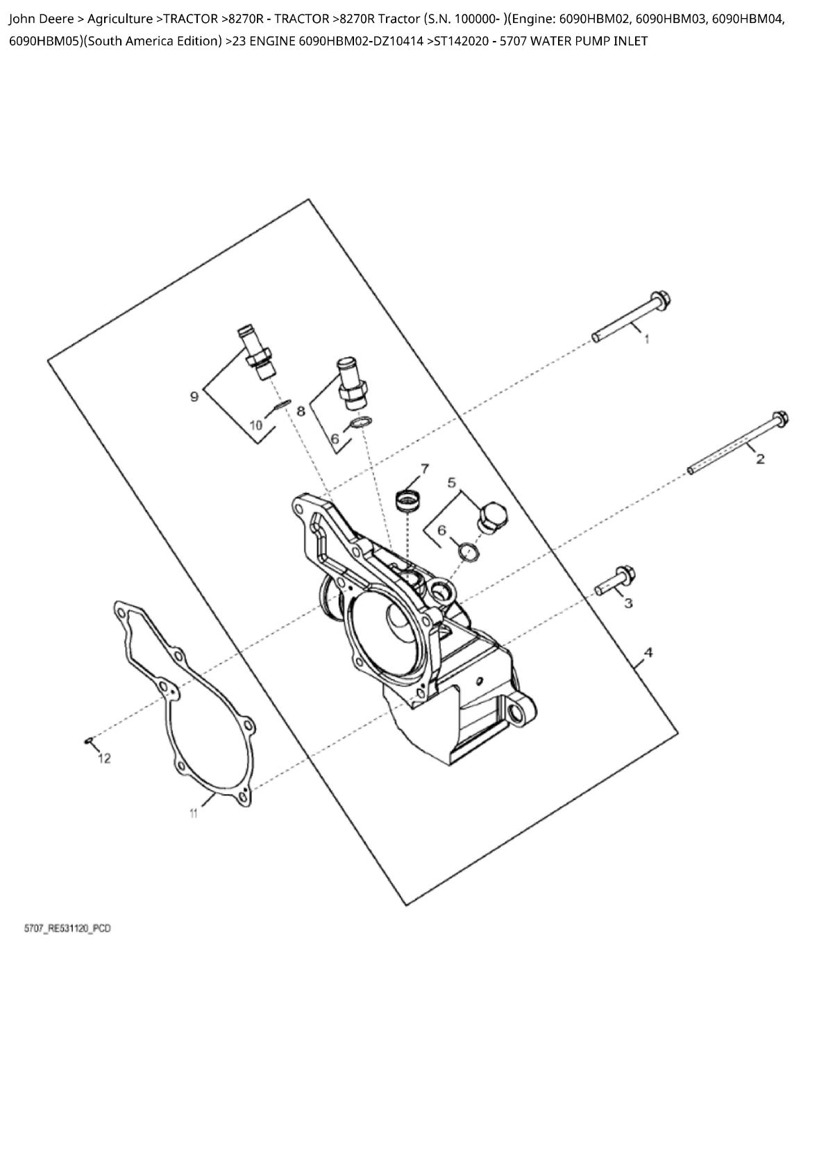 John Deere 8270R Tractor Parts Catalogue manual - Image 4