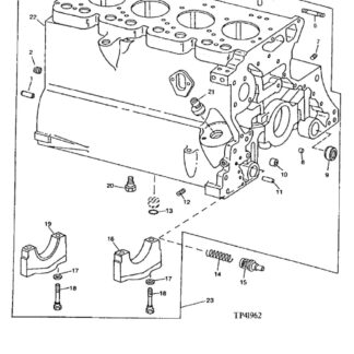 John Deere 310C Backhoe Loader Parts Catalogue manual