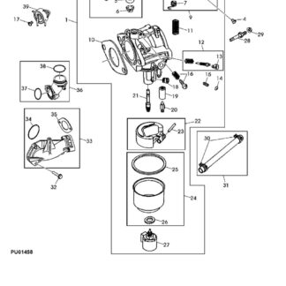 John Deere 102 Tractor Parts Catalogue manual
