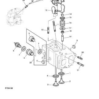 John Deere 76F Orchard and Vineyard Tractor Parts Catalogue manual