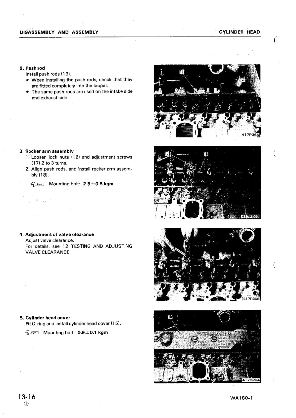 Komatsu WA180-1 Wheel Loader Service Repair Manual - Image 3