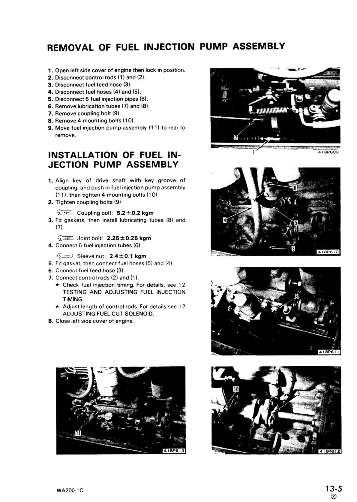 Komatsu WA200-1 Wheel Loader Service Repair Manual - Image 2