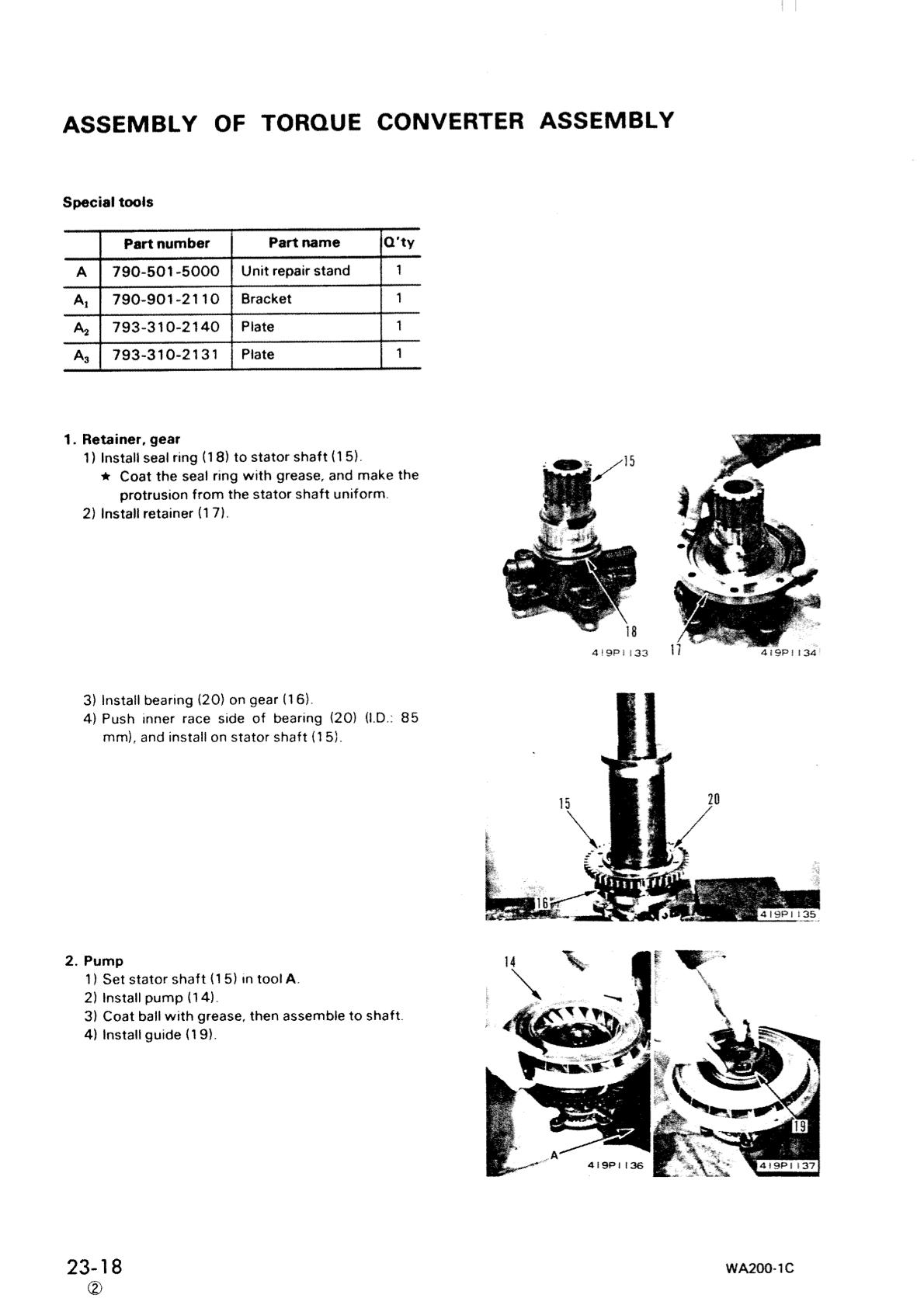 Komatsu WA200-1 Wheel Loader Service Repair Manual - Image 4