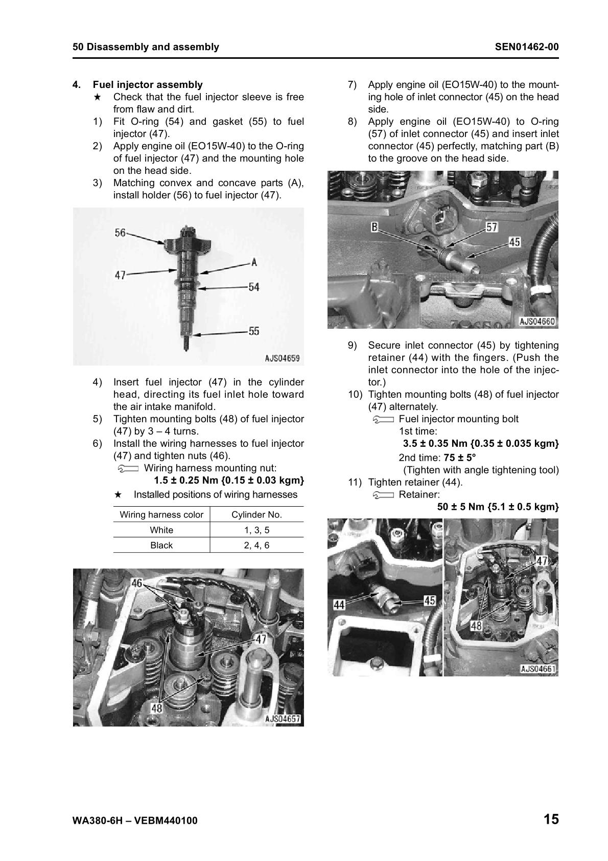 Komatsu WA380-6H Wheel Loader Service Repair Manual - Image 3