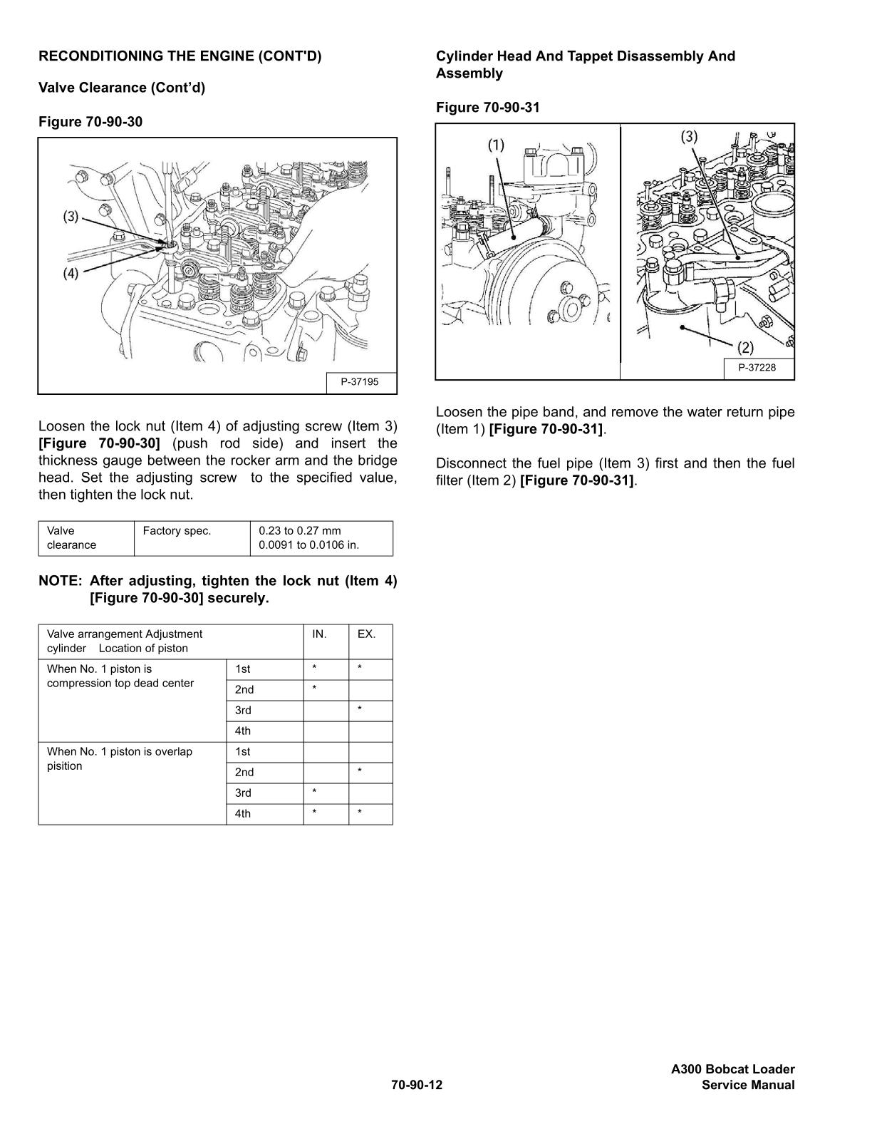 Bobcat A300 All Wheel Steer Loader Service Repair Manual - Image 4