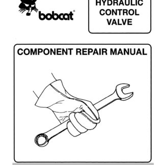 Bobcat Hydraulic Control Valve Component Service Repair Manual