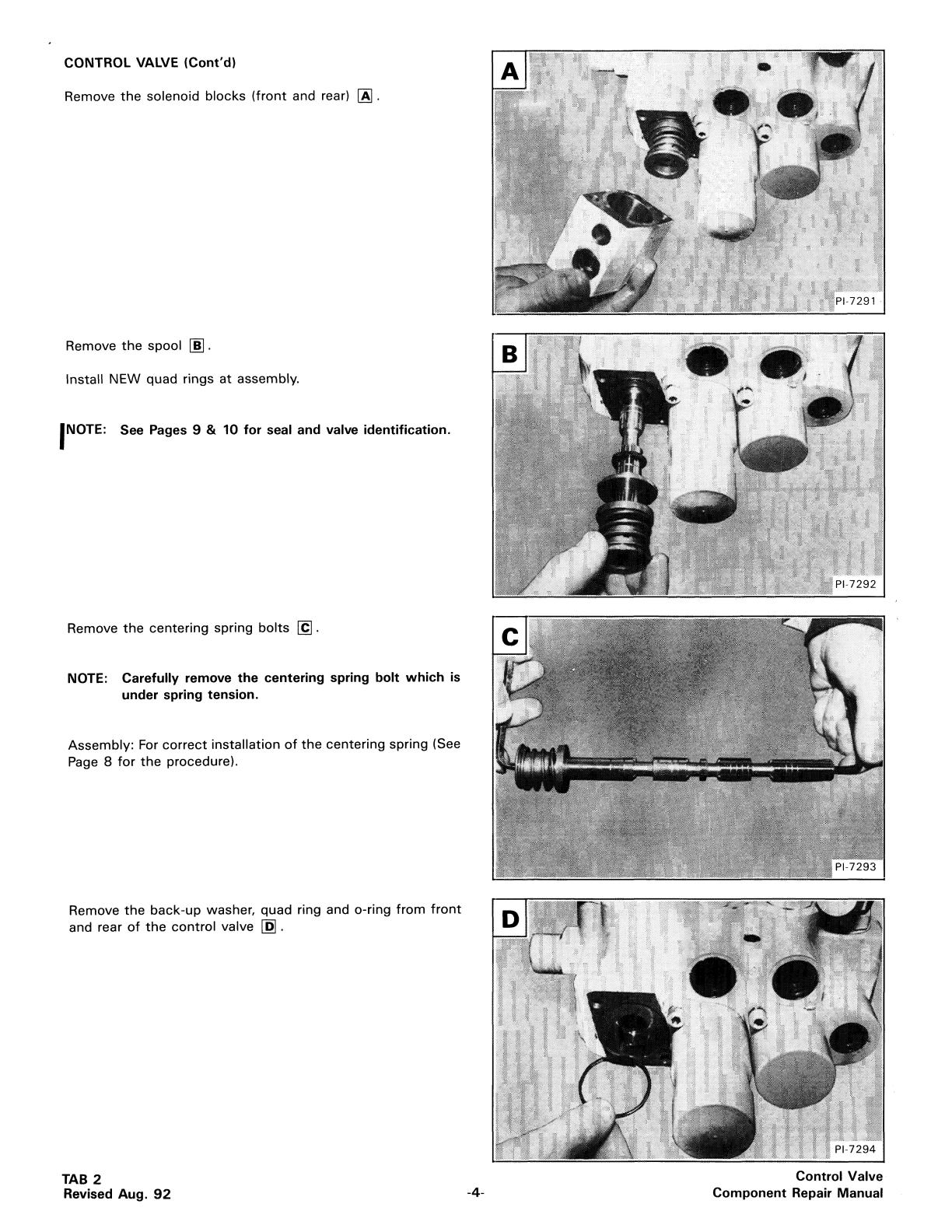 Bobcat Hydraulic Control Valve Component Service Repair Manual - Image 3
