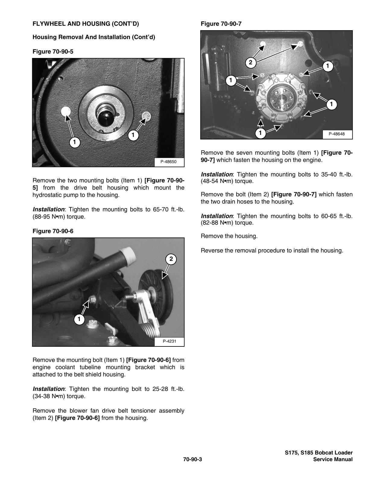 Bobcat S175, S185 Skid Steer Loader Service Repair Manual - Image 3