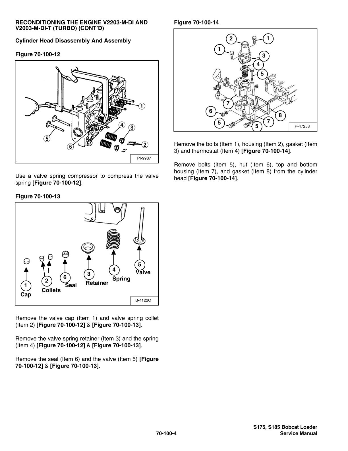 Bobcat S175, S185 Skid Steer Loader Service Repair Manual - Image 4