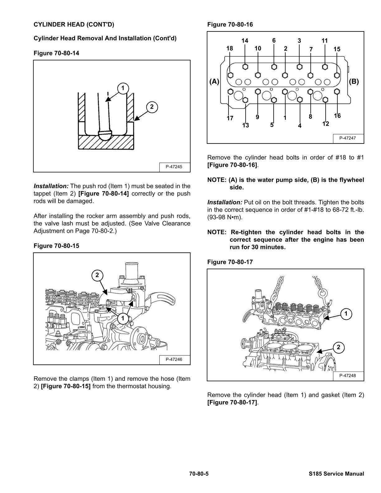 Bobcat S185 Skid Steer Loader Service Repair Manual - Image 4