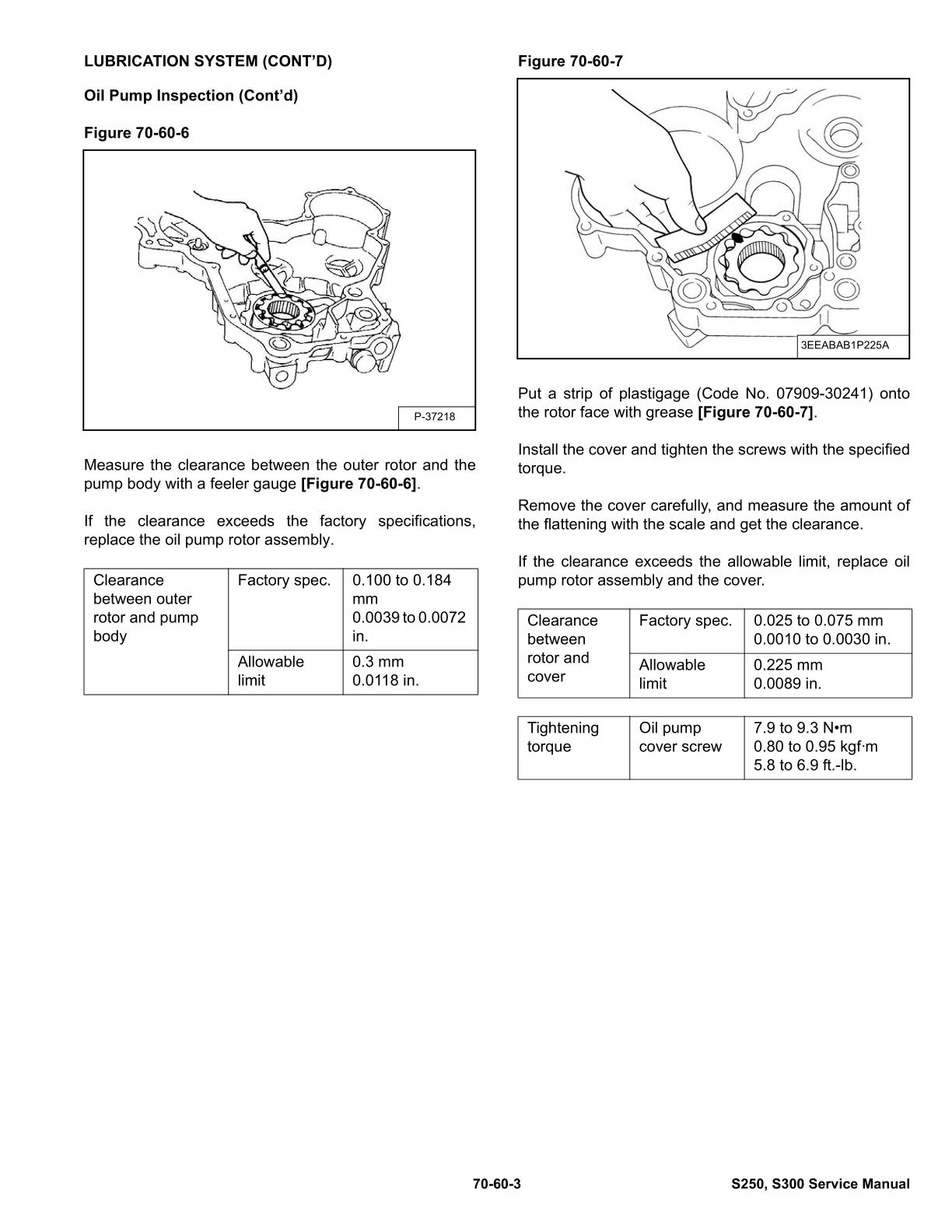 Bobcat S250, S300 Skid Steer Loader Service Repair Manual - Image 3