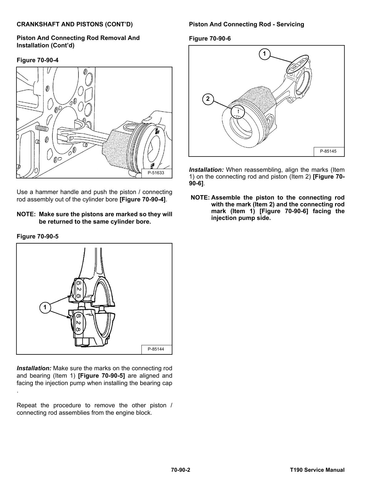Bobcat T190 Compact Track Loader Service Repair Manual - Image 3