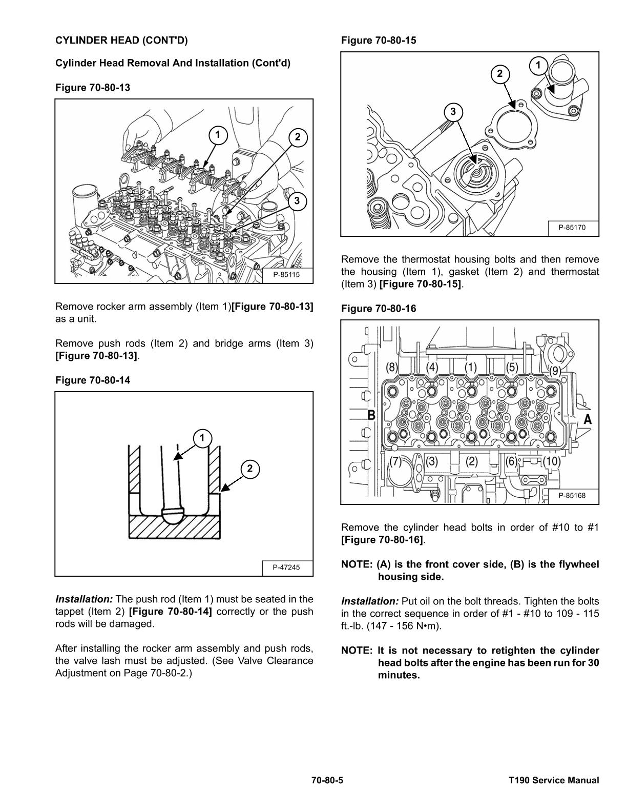 Bobcat T190 Compact Track Loader Service Repair Manual - Image 4